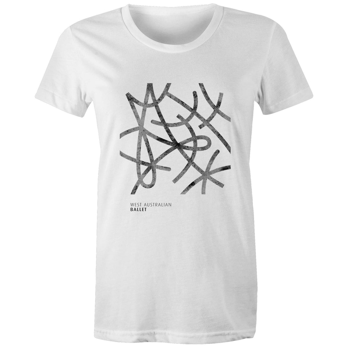 Women&#39;s Adult Charcoal Logo T-Shirt