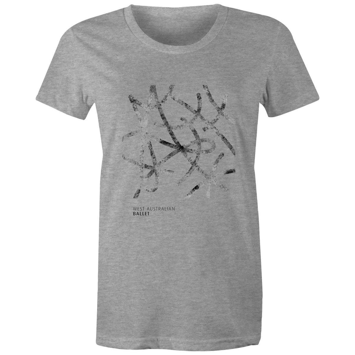 Women&#39;s Adult Charcoal Logo T-Shirt