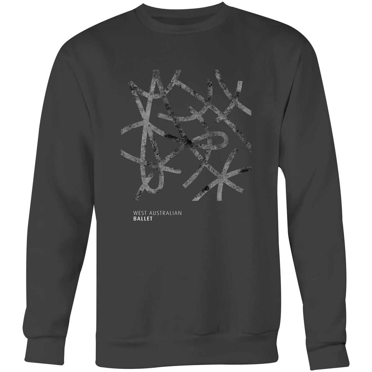 Unisex Adult Charcoal Logo Sweatshirt