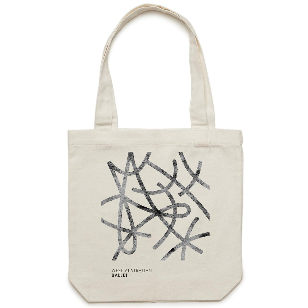 Charcoal Logo Canvas Tote Bag